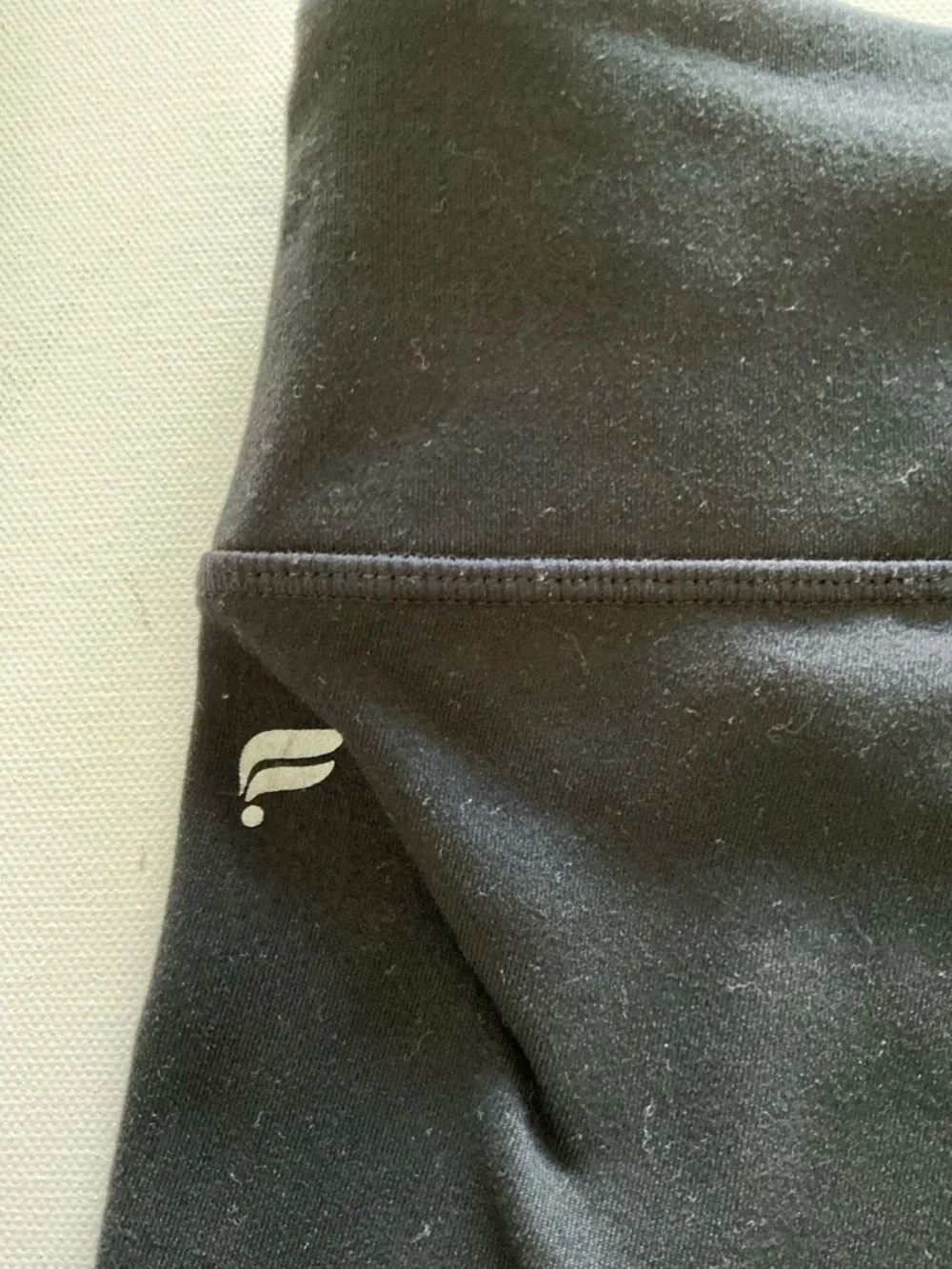 Fabletics PowerHold Black Leggings Size Small High Waisted Athletic Workout - Picture 7 of 7